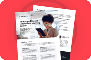 Kinaxis consulting partner, supply chain planning, Kinaxis implementation partner